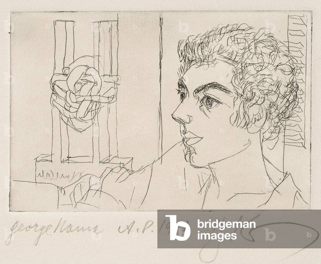 George Nama, 1971 (etching)