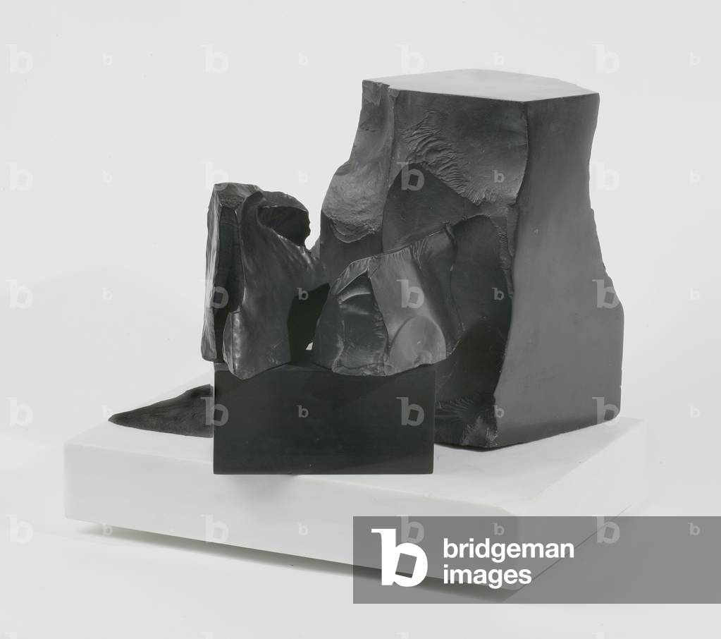 Freefall Black and White, 1994 (marble)