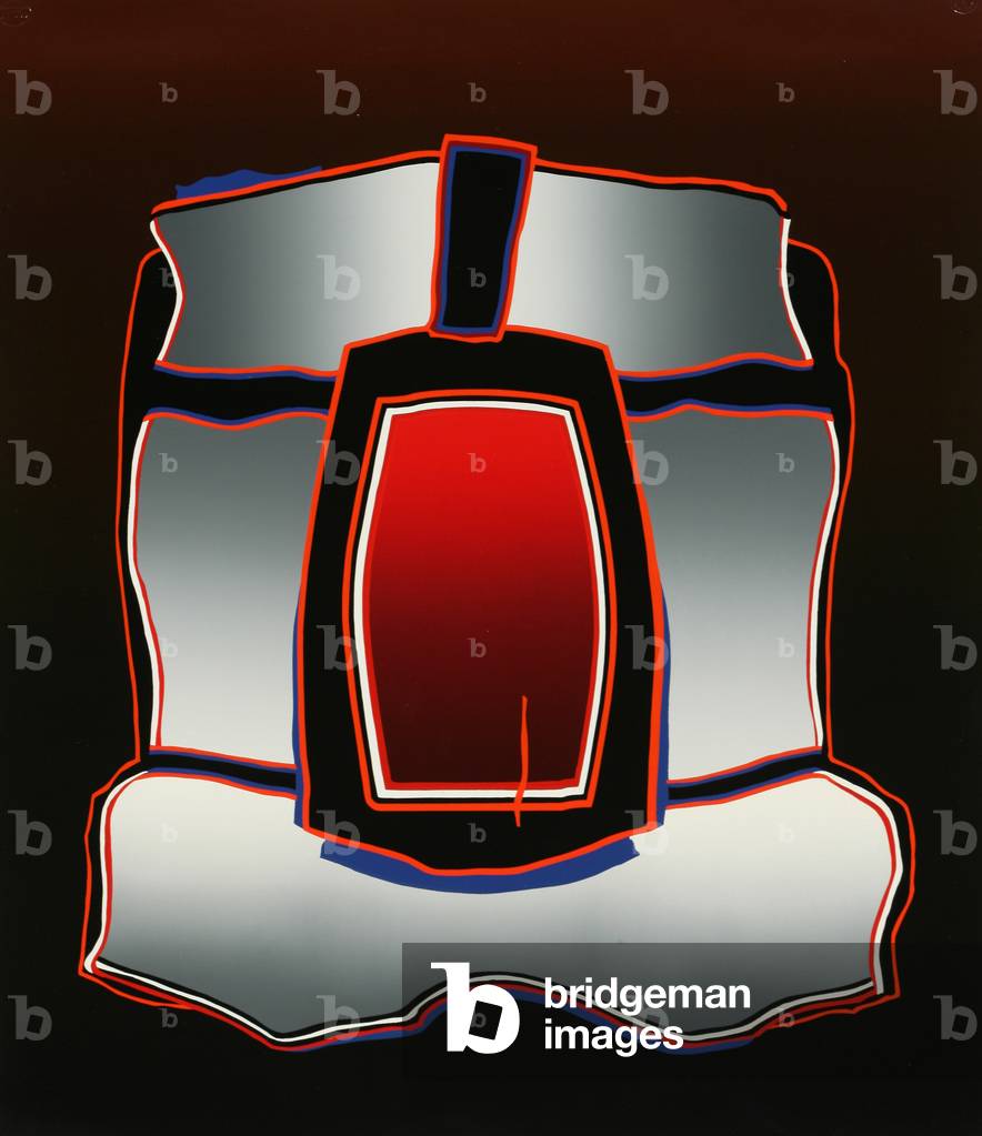 Ackia, 1975 (colour screenprint)