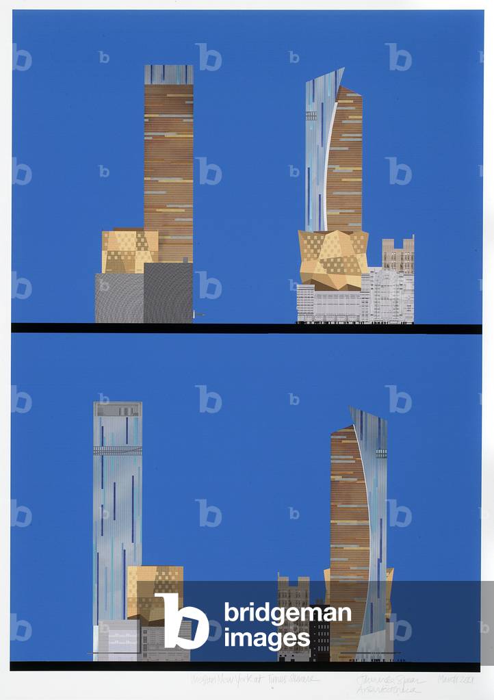 Westin New York at Times Square, 1994-2002 (computer generated print)