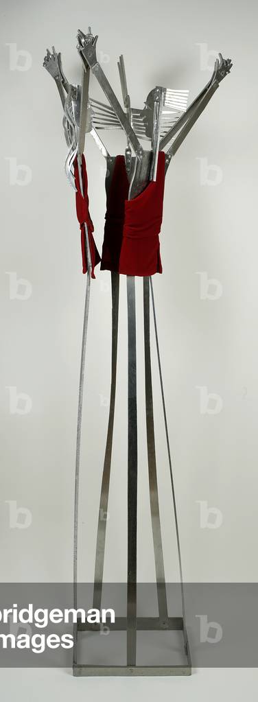 Three Graces (metal & fabric)