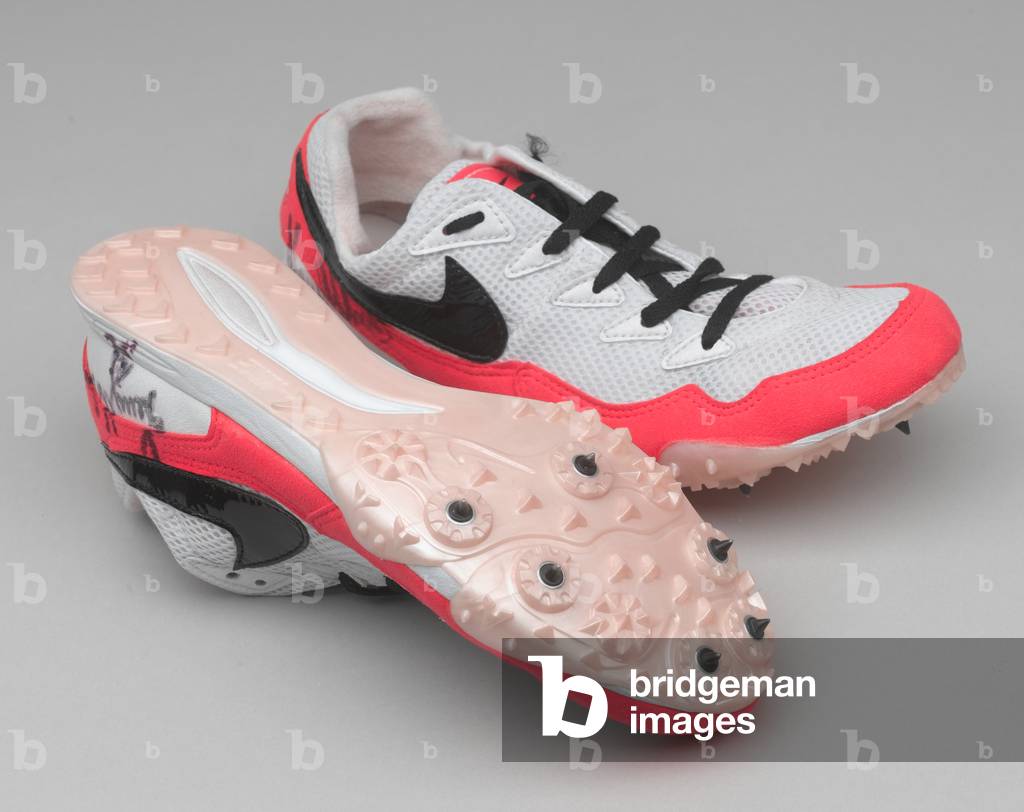Pair of running shoes, Kelly Holmes, 1998 circa
