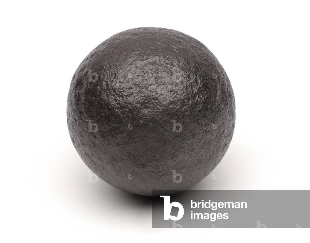 Cannon ball from the Battle of Naseby, 14 June 1645 (metal)