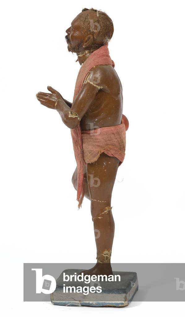 Faqueer or Religious Mendicant, terracotta figurine, India, c.1880 (statuette)