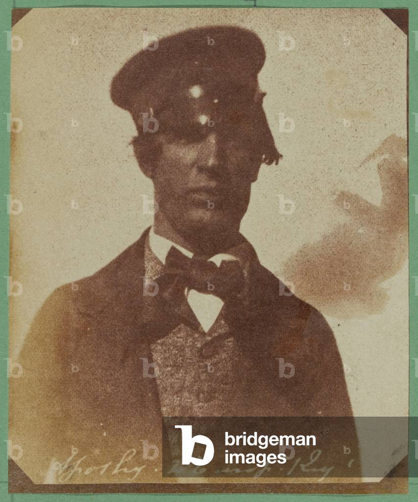 Apothecary of the 2nd Bombay European Regiment, 1849 circa (b/w photo)