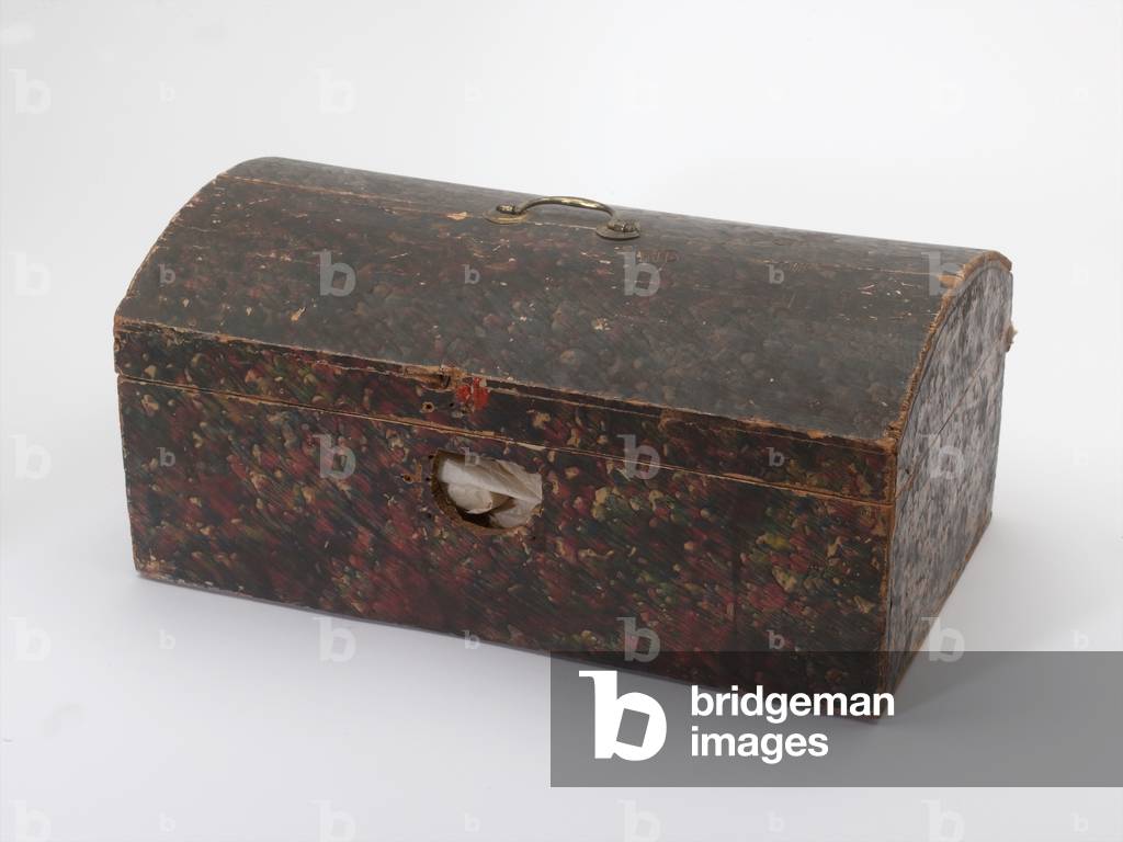 Box trunk used by Captain (later Lieutenant-Colonel) William Tyrwhitt Drake, Royal Regiment of Horse Guards, 1815 (box)