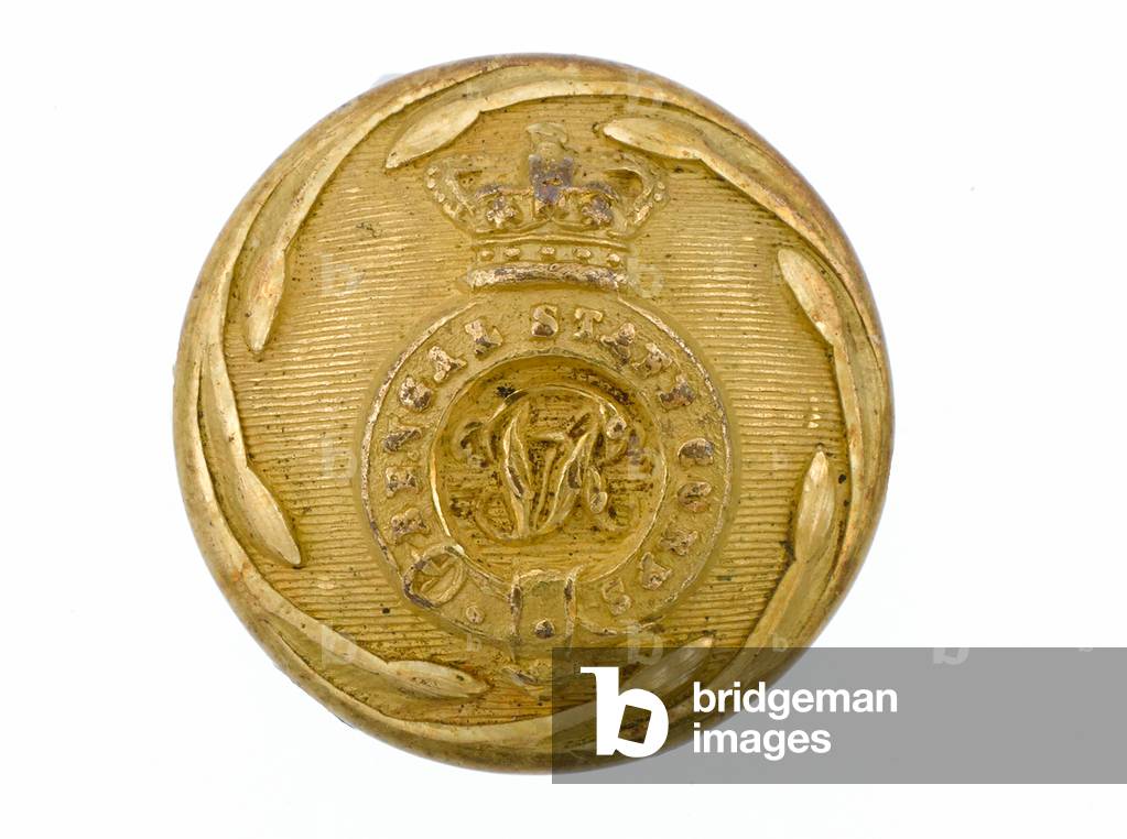 Button, Bengal Staff Corps, 1861-1876 (gilt)