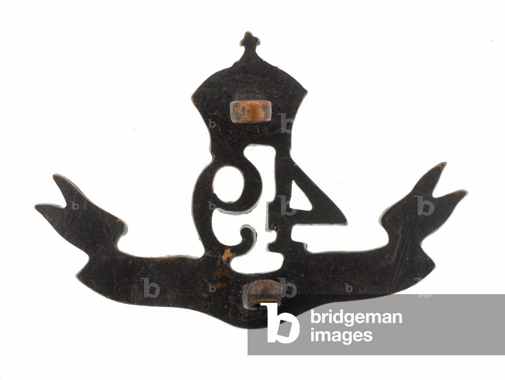 Cap badge, 49th Bengal Infantry, 1917-1920 (metal)