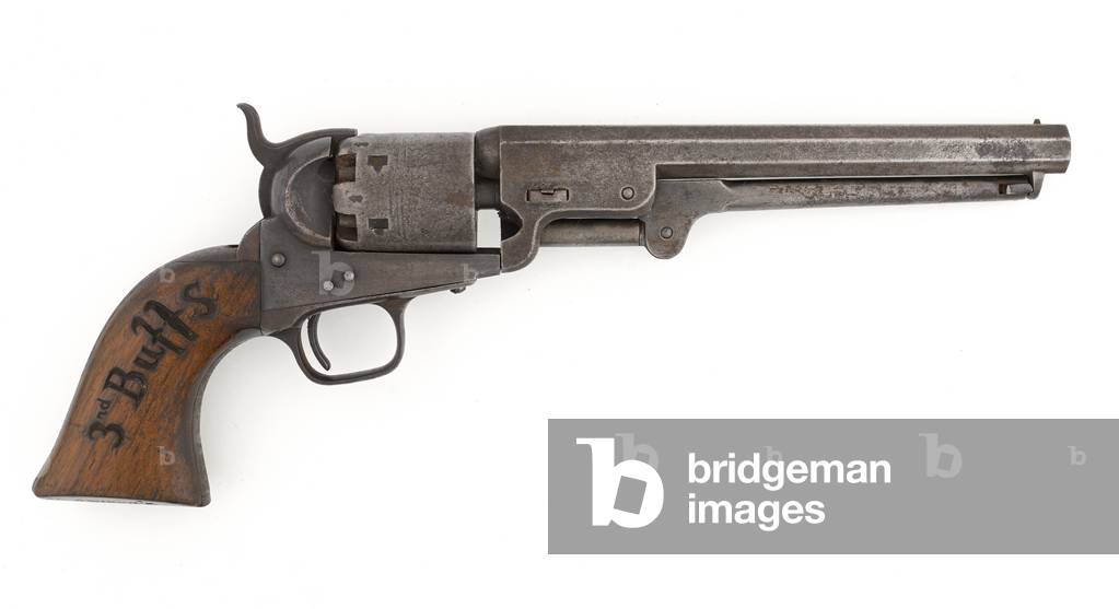 Colt .36 inch percussion revolver, Navy model, c.1856 (revolver, percussion, .36 in, Colt, Navy)