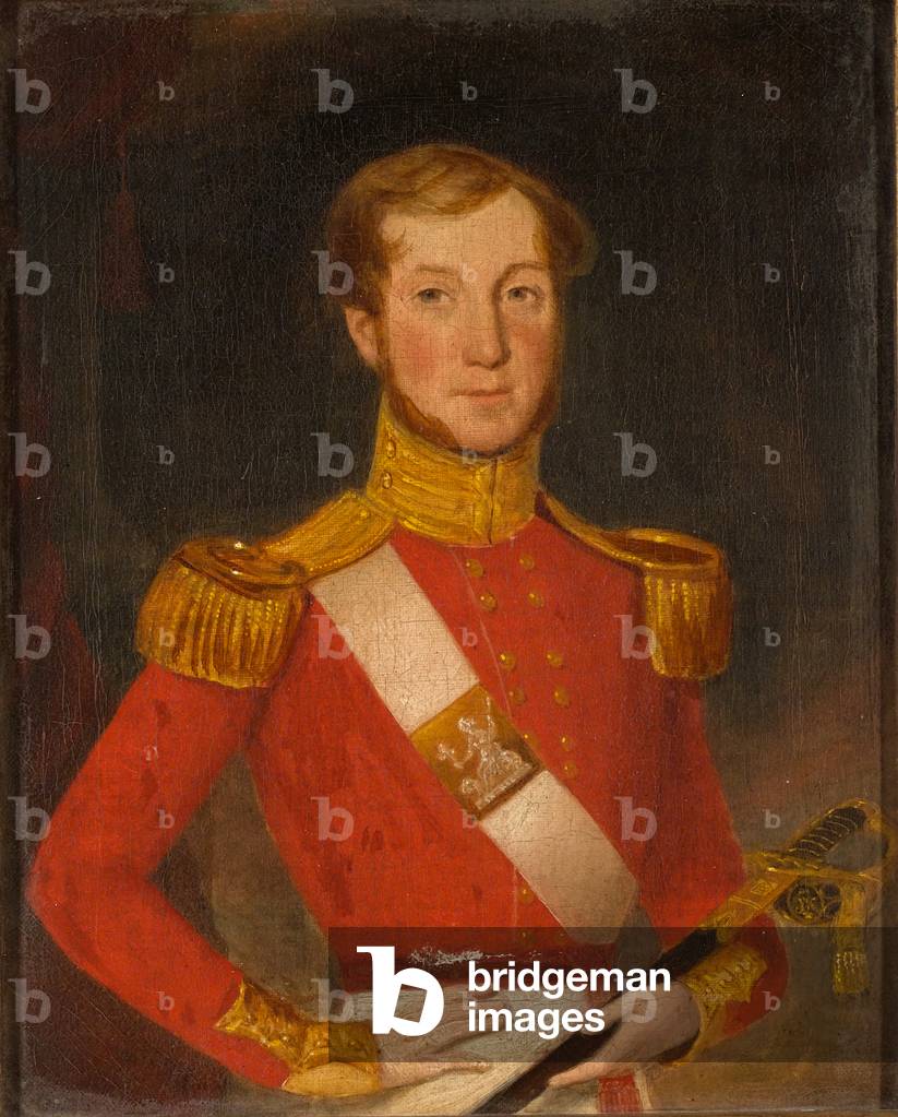 Lieutenant John Spring, 9th (The East Norfolk) Regiment of Foot, 1834 circa (oil on canvas)