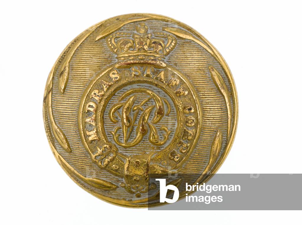 Button, Madras Staff Corps, 1861-1876 (gilt)