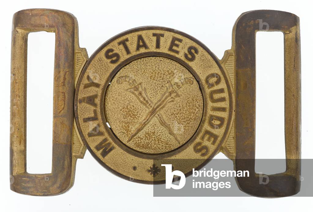 Waistbelt clasp, other ranks, Malay State Guides, 1896-1919 (brass)
