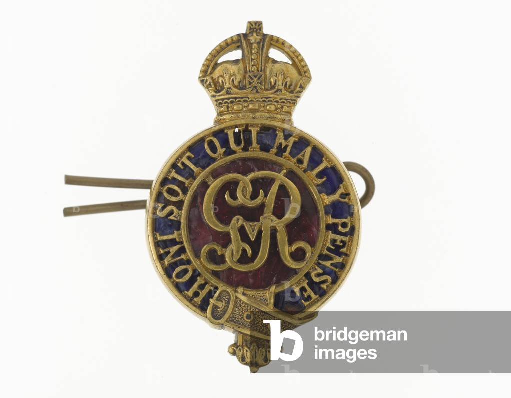 Cap badge, c.1919-36 (metal)