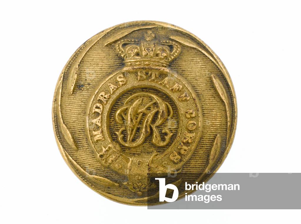 Button, Madras Staff Corps, 1861-1876 (gilt)