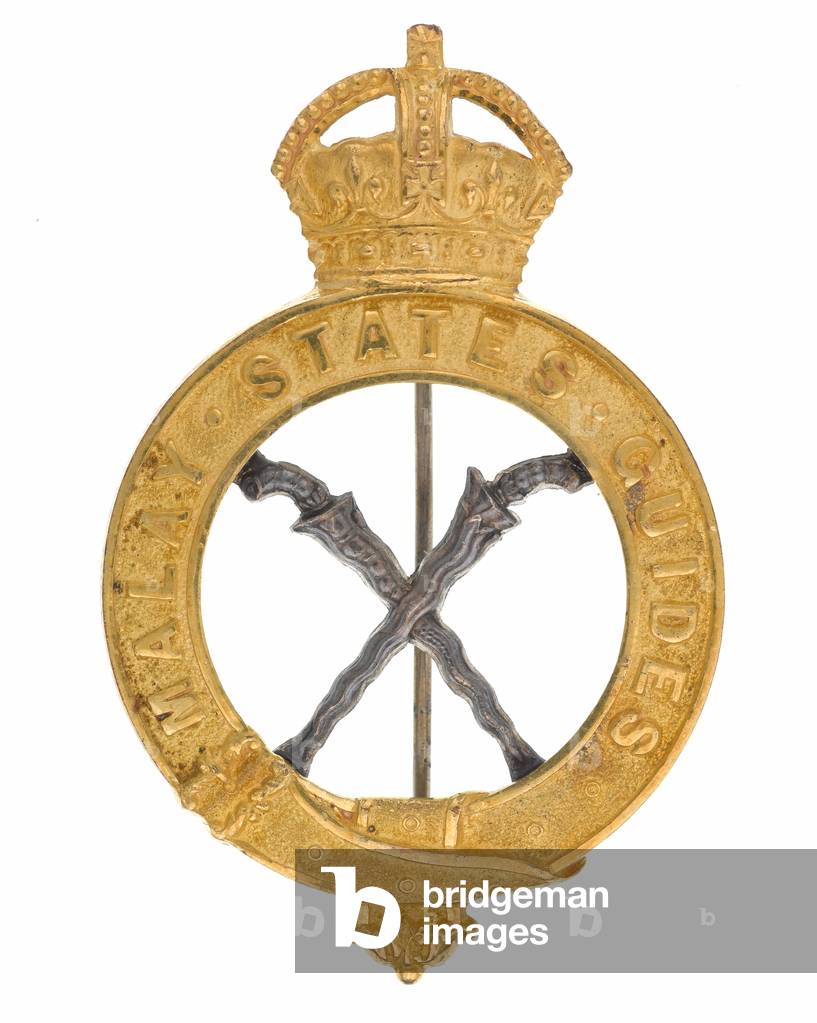 Pugri badge, Malay State Guides, 1901-1907 (silver and gilt)