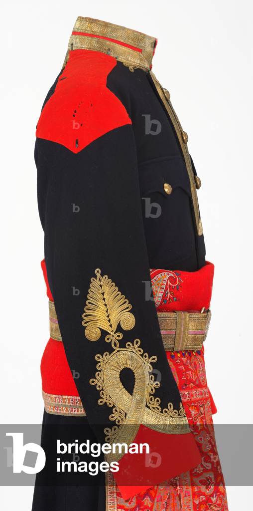 Kurta made for Jemadar Sadda Singh, The Scinde Horse (14th Prince of Wales's Own Cavalry), 1937 circa (fabric)