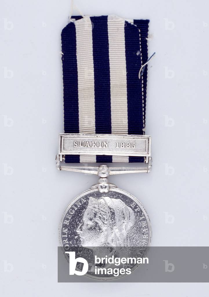Egypt Medal 1882-89, with clasp: Suakin, awarded to Trooper Whitter, New South Wales Artillery (metal)
