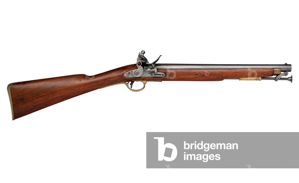 Paget .66 in flintlock cavalry carbine, 1808 circa
