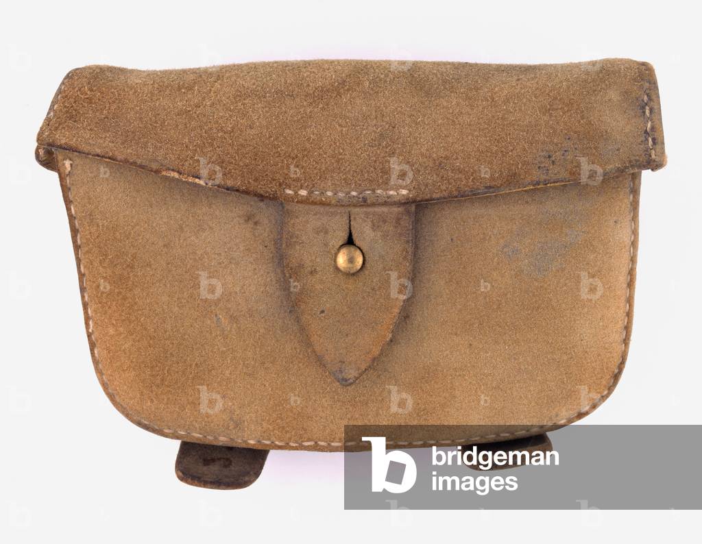Waistbelt pouch, other ranks, 24th (2nd Warwickshire) Regiment of Foot, 1879 (leather)