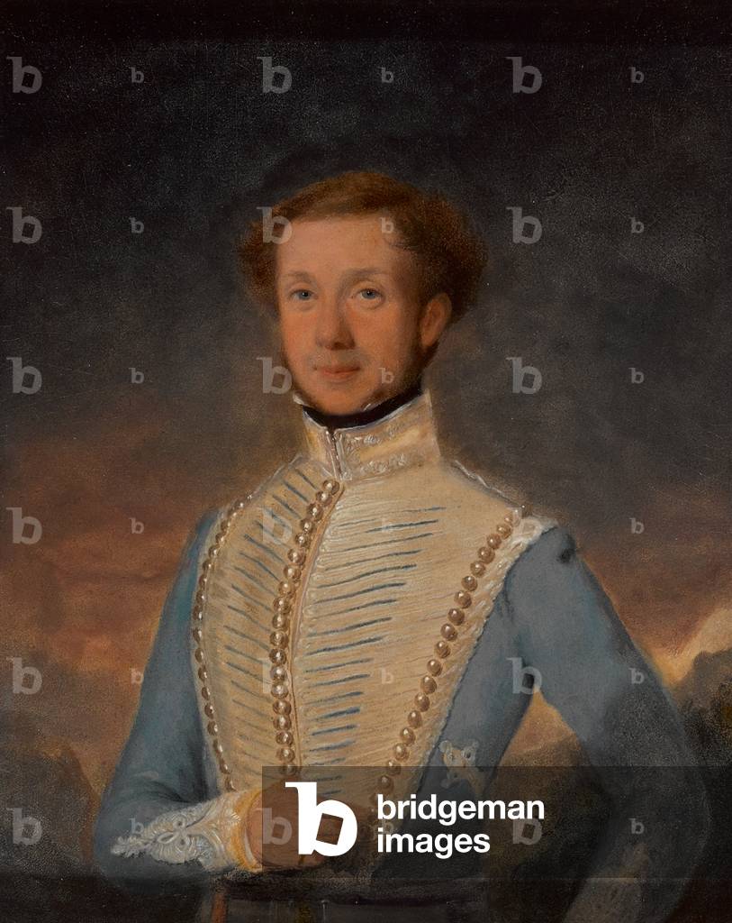 Lieutenant Henry Briggs, 2nd Madras Light Cavalry, 1832 circa (oil on board)