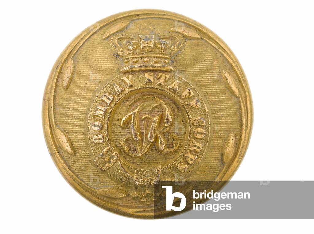Button, Bombay Staff Corps, 1861-1876 (gilt)
