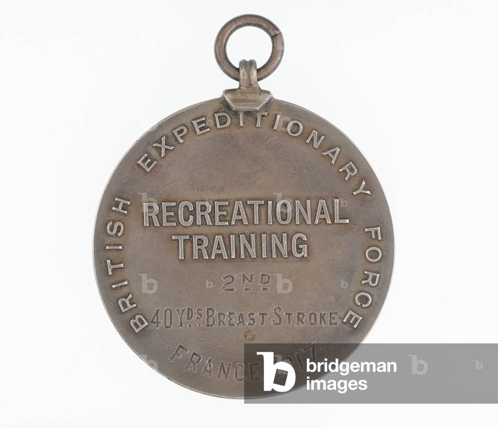 Prize medal for swimming, 1917 (metal)