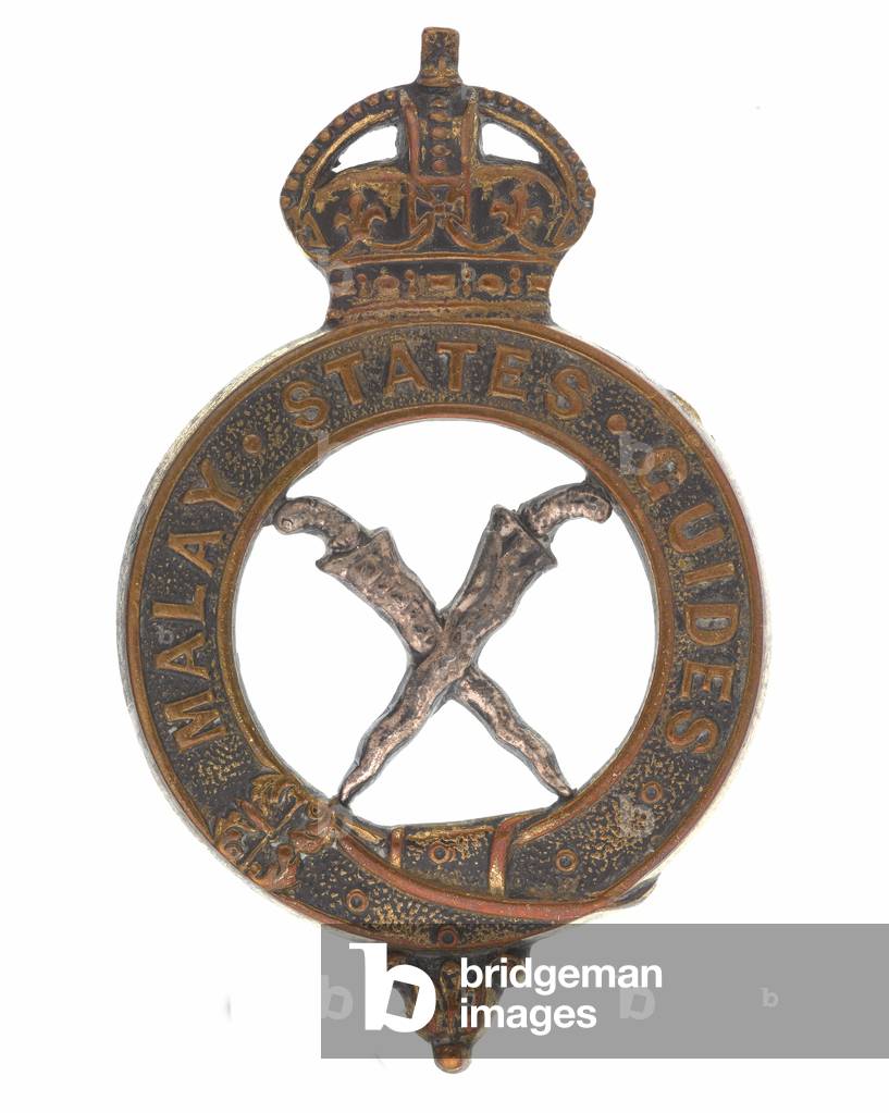 Cap badge, officer, Malay State Guides, 1901-1907 (metal)