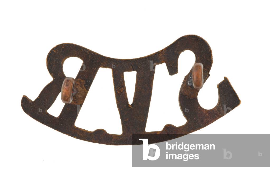 Shoulder title, Simla Volunteer Rifles, 1904-1920 (metal)