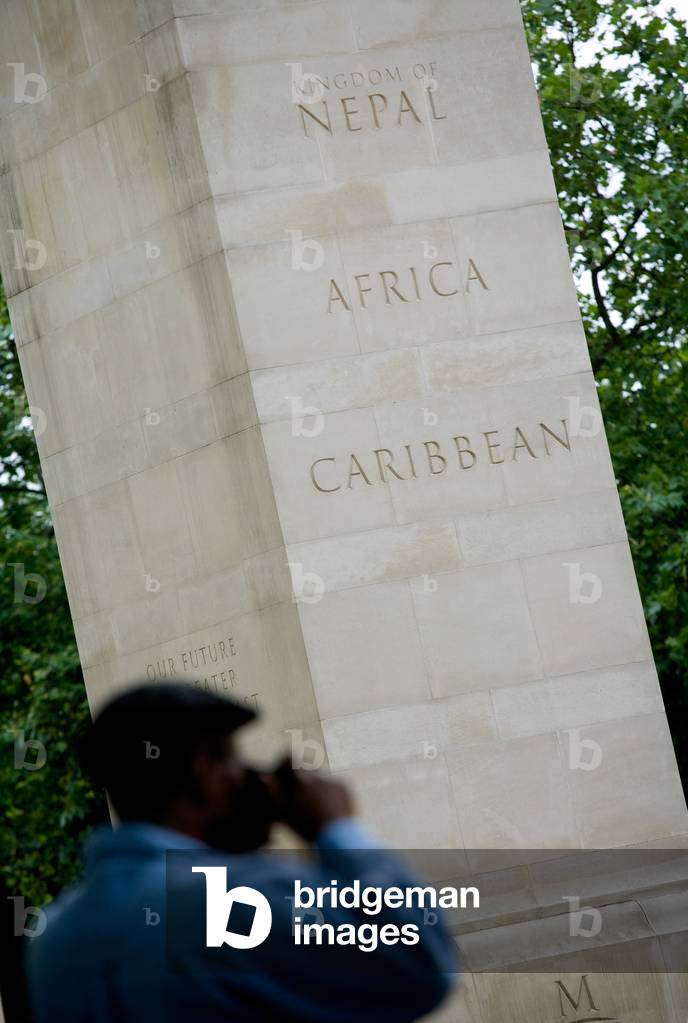 Memorial Gates, Constitution Hill, 2008 (b/w photo)