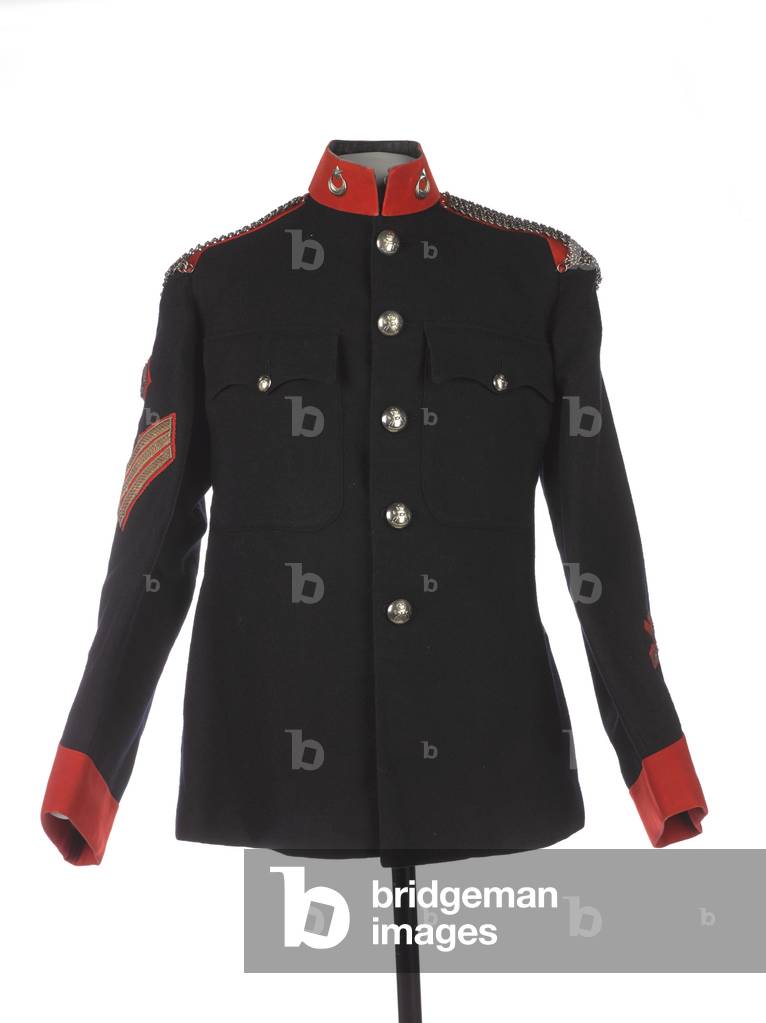 Non-commissioned officers full dress tunic worn by Squadron Sergeant Major William Froom, Berkshire Yeomanry, 1903-1913 (fabric)