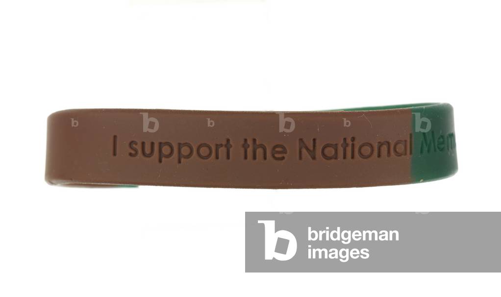National Memorial Arboretum charity wrist band, 2013 (rubber)