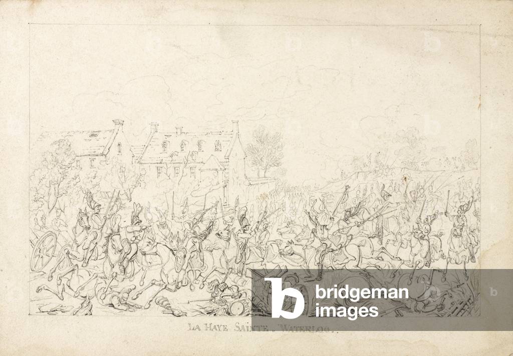 Waterloo, 1815 (pencil on paper)