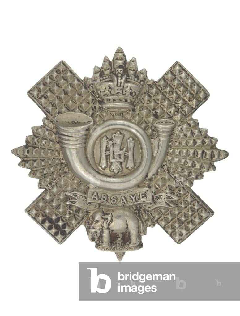 Glengarry badge, c.1900 (white metal)