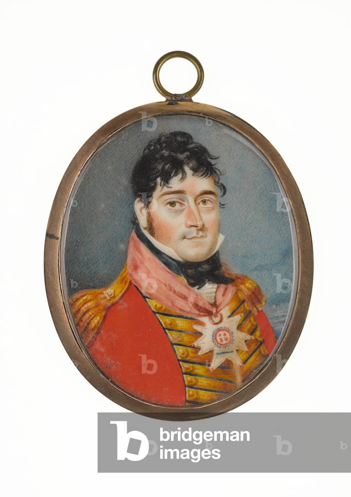 Lieutenant-Colonel Sir Maxwell Grant, 42nd (Royal Highland) Regiment of Foot, 1815 circa (miniature on ivory)