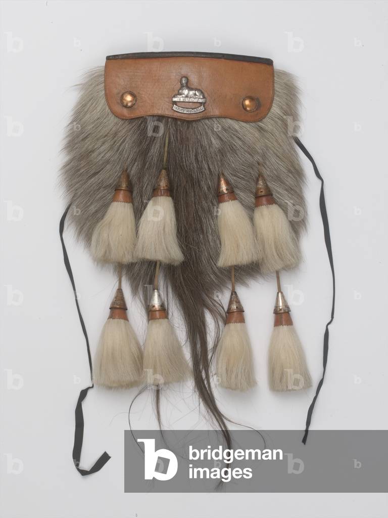 Sporran with badge, 92nd Regiment of Foot, 1815 circa (fur)