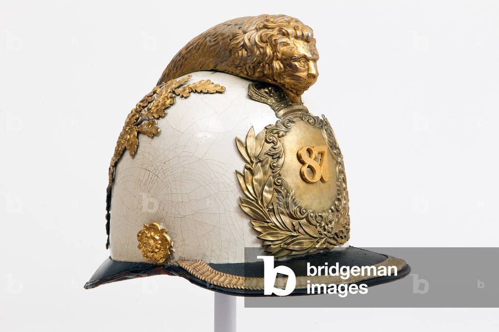 Officer's Trial Pattern helmet, 87th (Royal Irish Fusiliers) Regiment of c.1854 (helmet)