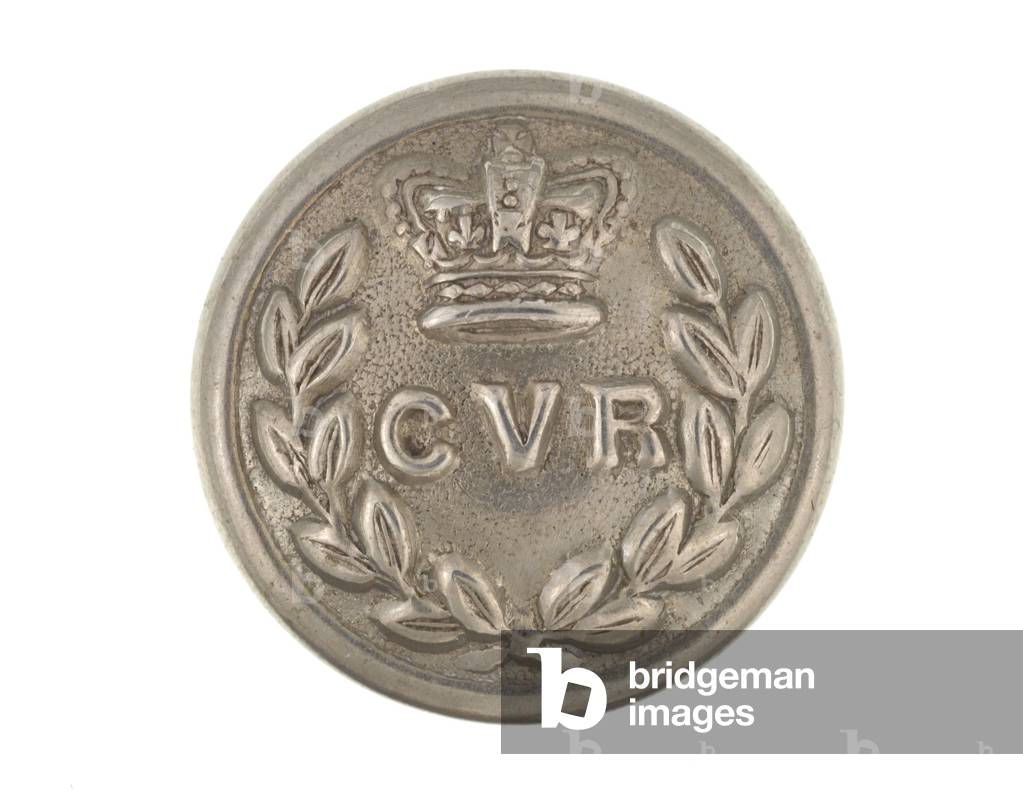 Button, Calcutta Volunteer Rifles, pre-1901 (metal)