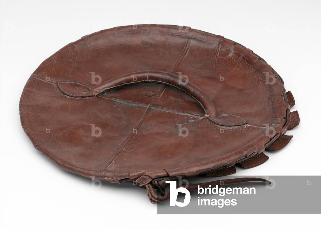 Chalmuchie used by Second-Lieutenant Jack Selwyn Jenkins, 58th Vaughns Rifles (Frontier Force), 1921 circa (leather)