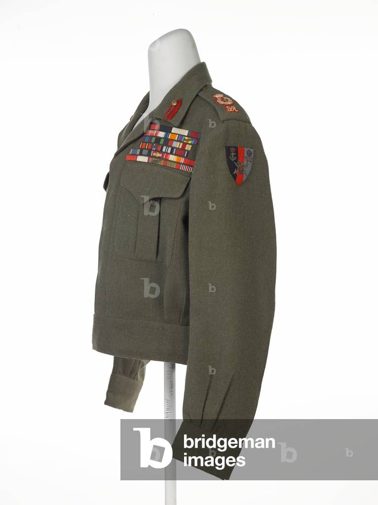 Field Marshal's battle dress blouse, Indian Army Staff, 1946 circa (fabric)