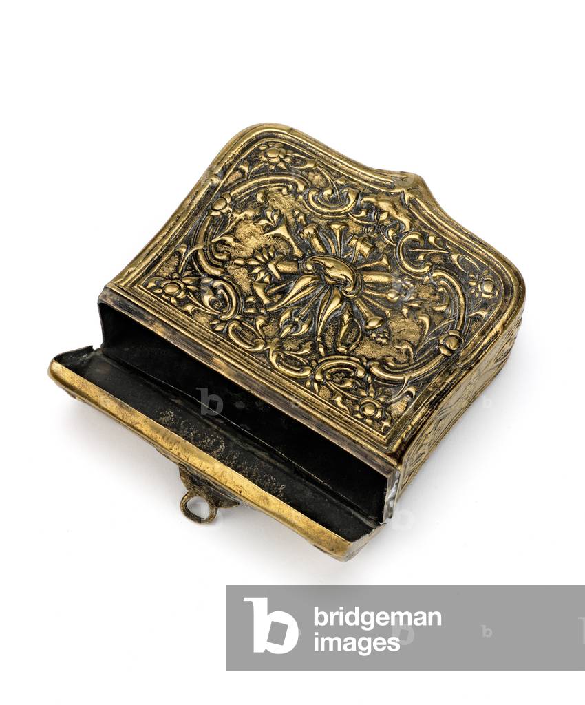 French officer's cartridge box (brass)