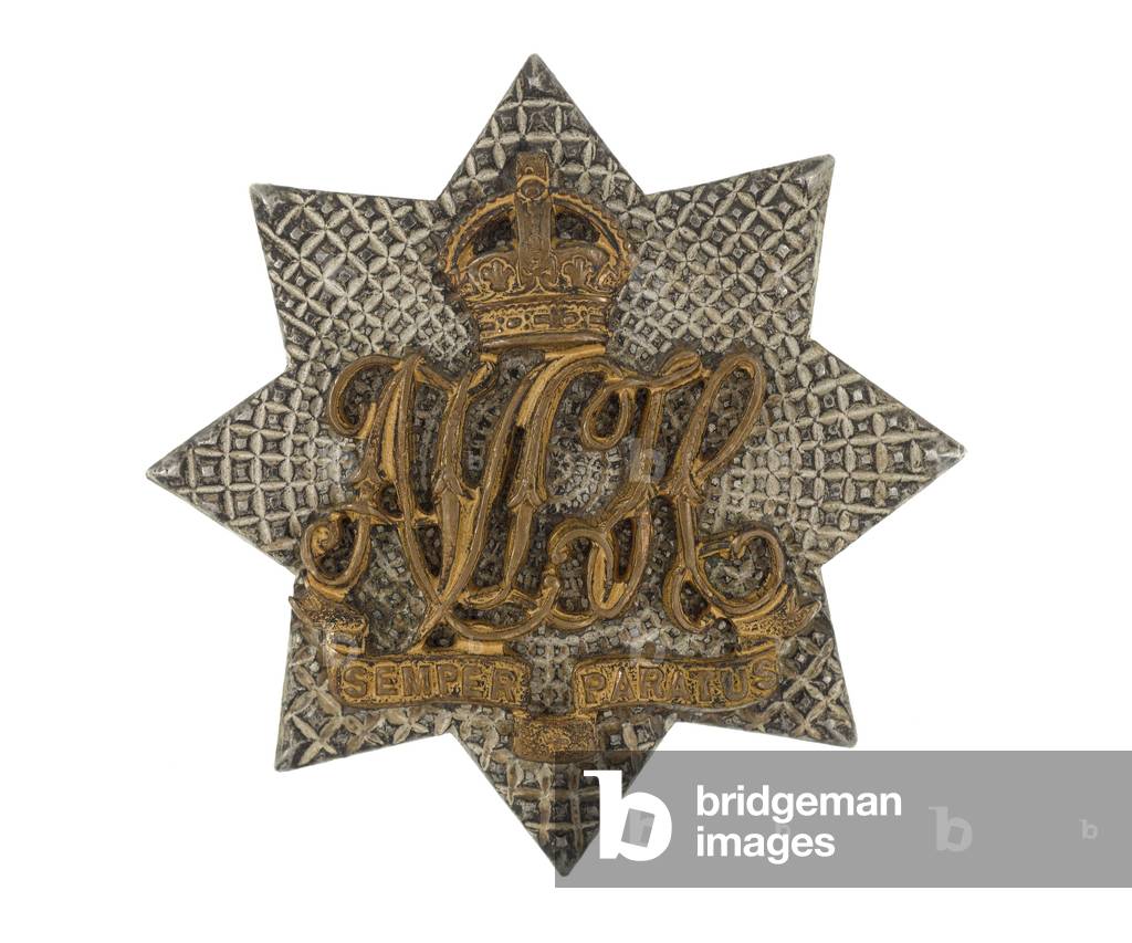 Cap badge, Assam Valley Light Horse, 1901-1947 (metal)