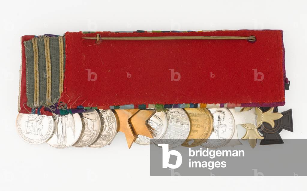 Victoria Cross group awarded to Brigadier Arthur Cumming, 12th Frontier Force Regiment, for his actions at Kuantan, Malaya, on 3 June 1942 (metal)