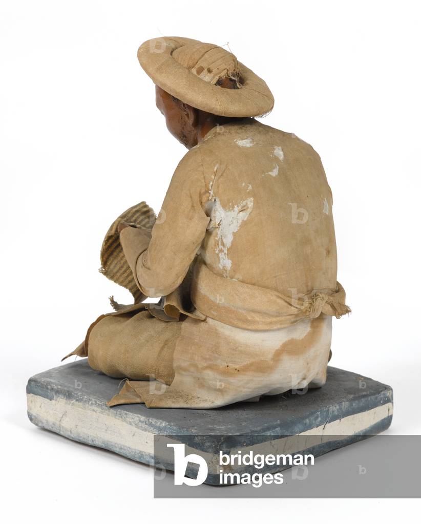 Dirzee, or Tailor, terracotta figurine, India, c.1880 (statuette)