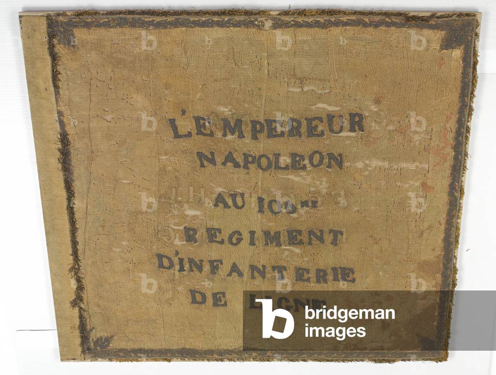 Banner of the French 105th Regiment, 1815 circa (fabric)