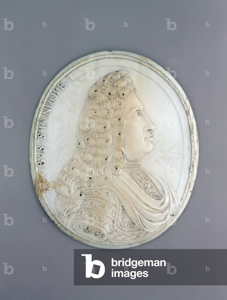 James Stanhope, 1st Earl Stanhope, 1708 circa (ivory)