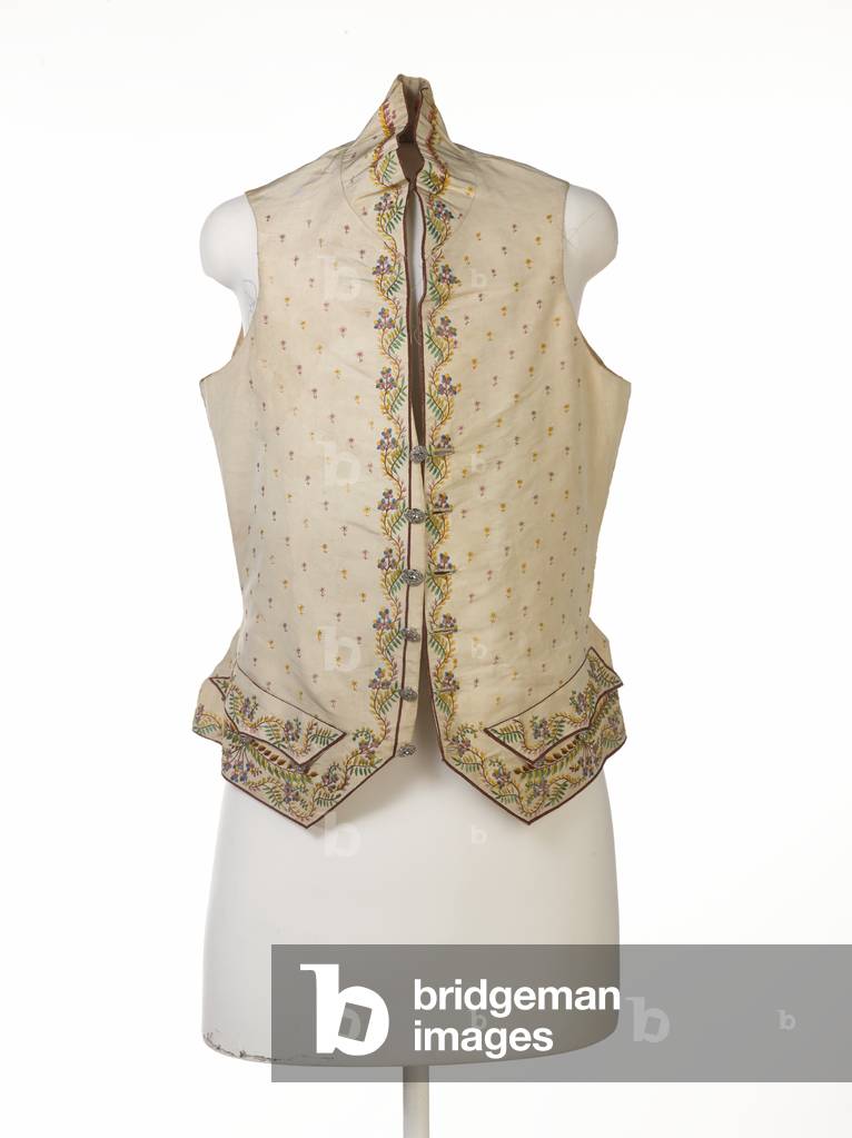 Civilian vest worn by Lieutenant-Colonel William Miller, 3rd Battalion, 1st Foot Guards, 1815 circa (fabric)