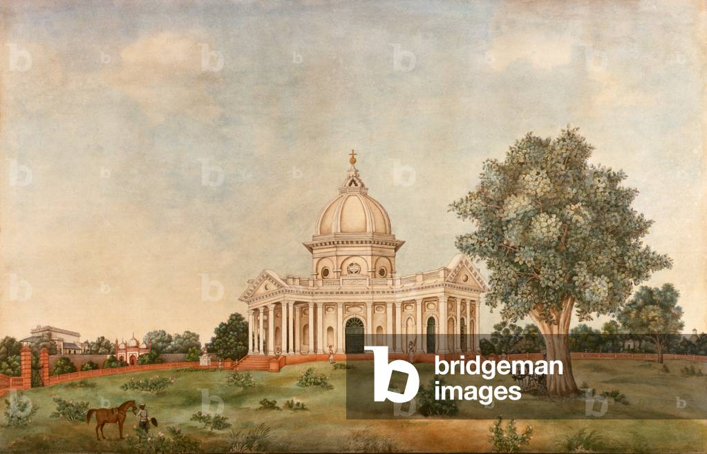 Exterior view of St Jamess Church, Delhi, c.1836 (w/c)