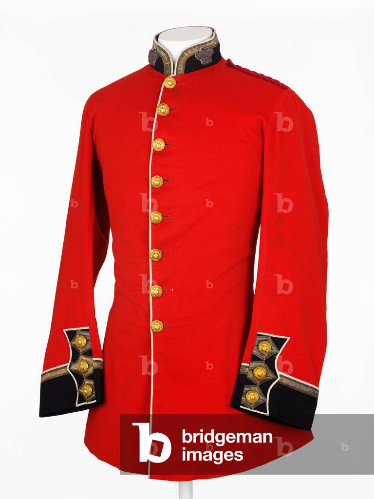 Tunic worn by Second Lieutenant George Mitchell, 2nd Bengal European Fusiliers, 1857 circa (fabric)