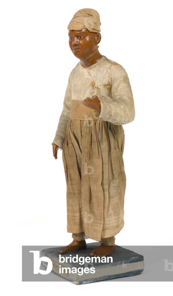 Chuprassee, or Messenger, terracotta figurine, India, c.1880 (statuette)