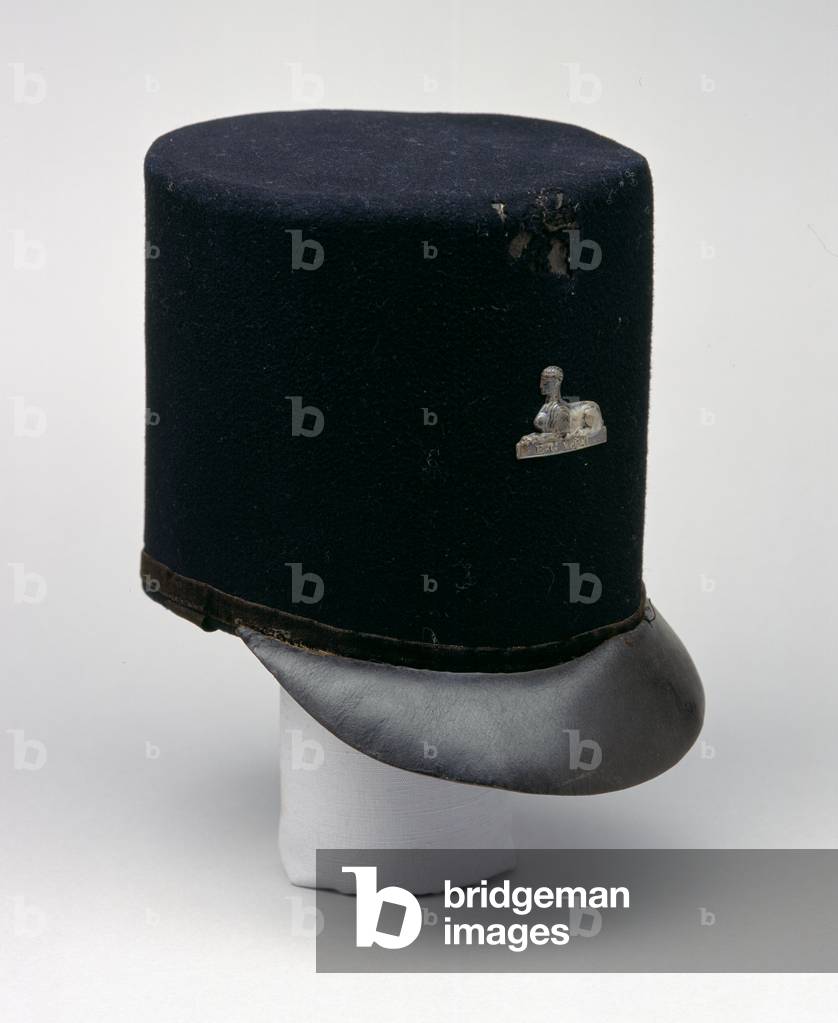 Shako worn by Lieutenant John Bramwell, 92nd Regiment of Foot, 1815 circa (fabric)